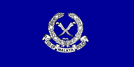 [Federation of Malaya Police Flag: July 1958-July 1959]